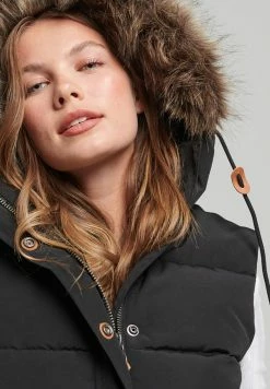 Superdry EVEREST - Waistcoat - Black -Superdry Shop 7575e9f24cfa4cdf91b56edab4a318b3