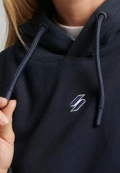Superdry SCRIPT GRAPHIC OVERSIZED - Hoodie - Deep Navy -Superdry Shop 757604a516bc40879305a391fd1b987f