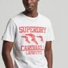 Superdry VINTAGE CLASSIC - Print T-shirt - Off White