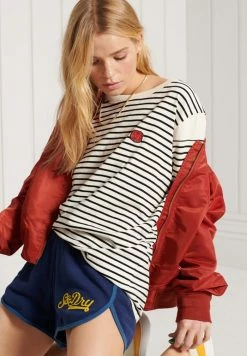 Superdry COLLEGIATE IVY LEAGUE - Long Sleeved Top - New Chalk Stripe 5 Superdry COLLEGIATE IVY LEAGUE - Long Sleeved Top - New Chalk Stripe -Superdry Shop 75c8776c839d4bf9ac48349c0b9034d7