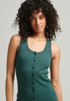 Superdry VINTAGE - Shift Dress - Buck Green Marl -Superdry Shop 75d2cda48a2e4d649e1343a2b5dff126