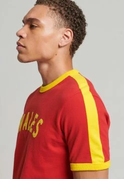 Superdry RINGSPUN FOOTBALL WALES - Print T-shirt - Varsity Red -Superdry Shop 75ee866bacee4310b7fd2f0c6b59b78c