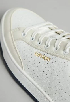 Superdry VINTAGE BASKET - Trainers - White -Superdry Shop 7602cfaaa9a145a0b340db3495f2be00