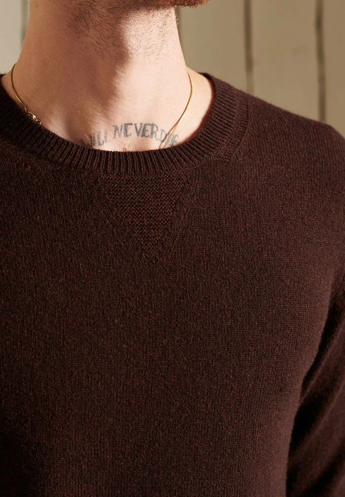 Superdry LIGHTWEIGHT - Jumper - Bark 3 Superdry LIGHTWEIGHT - Jumper - Bark - Image 3