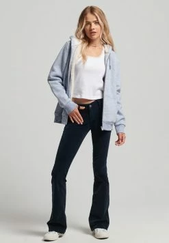 Superdry ESSENTIAL BORG - Zip-up Sweatshirt - La Blue Marl