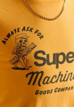 Superdry CORE LOGO AMERICAN CLASSIC - Print T-shirt - Pigment Yellow -Superdry Shop 767bfe08d03b4c4b8a6cf5be87148b5d