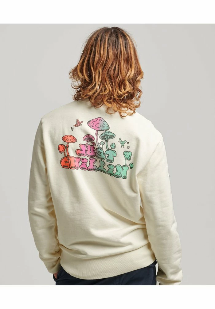 Superdry INTO THE WOODS - Sweatshirt - Off White 1 Superdry INTO THE WOODS - Sweatshirt - Off White