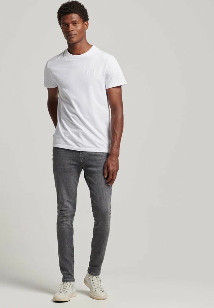 Superdry Slim Fit Jeans - Clinton Used Grey 2 Superdry Slim Fit Jeans - Clinton Used Grey - Image 2