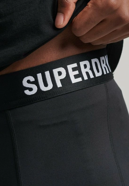 Superdry SPORT CORE FULL LENGTH TIGHT - Tracksuit Bottoms - Black 2 Superdry SPORT CORE FULL LENGTH TIGHT - Tracksuit Bottoms - Black - Image 2