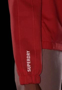 Superdry CODE TECH HUPPARI - Zip-up Sweatshirt - Hyper Fire Coral -Superdry Shop 77af5579d3c14aae9c9f46619e4e4a75