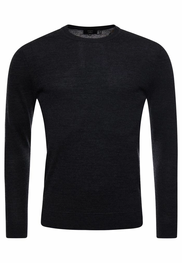 Superdry Jumper - Dark Charcoal Marl 5 Superdry Jumper - Dark Charcoal Marl - Image 5