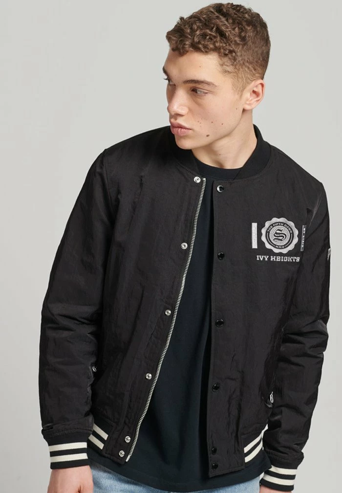 Superdry COLLEGIATE - Bomber Jacket - Black 1 Superdry COLLEGIATE - Bomber Jacket - Black