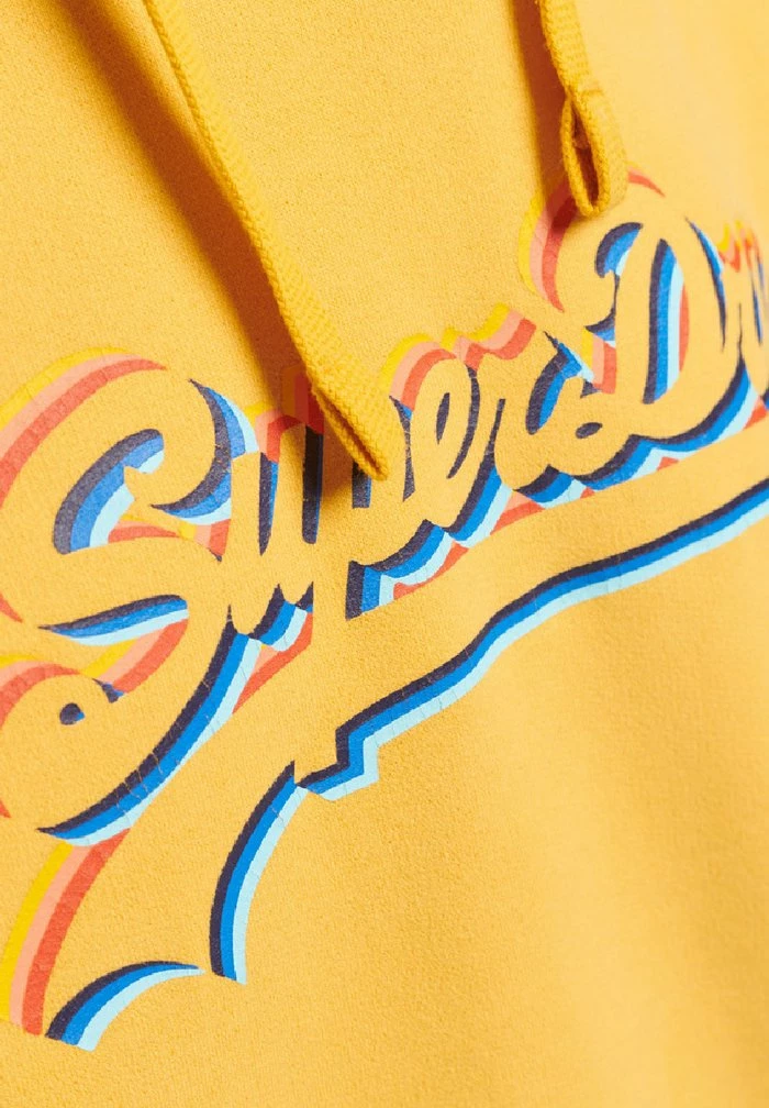 Superdry RAINBOW - Hoodie - Pigment Yellow 5 Superdry RAINBOW - Hoodie - Pigment Yellow - Image 5