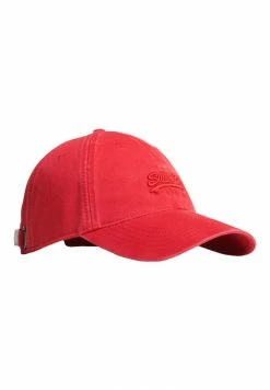 Superdry ORANGE LABEL CAP - Cap - Solar Red