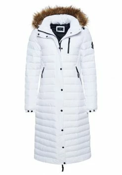 Superdry Winter Coat - White -Superdry Shop 7850b83d8e5a4b6e87d4b7d6fbd30cef
