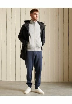 Superdry Zip-up Sweatshirt - Athletic Grey Marl