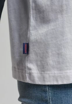 Superdry VINTAGE BASEBALL 3/4 SLEEVED - Long Sleeved Top - Black White -Superdry Shop 78d4aad472374d8389b56f7ae43913cc