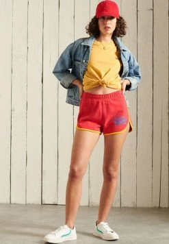 SUPERDRY - Shorts - Drop Kick Red