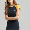 Superdry Shift Dress - Pigment Yellow Eclipse Navy