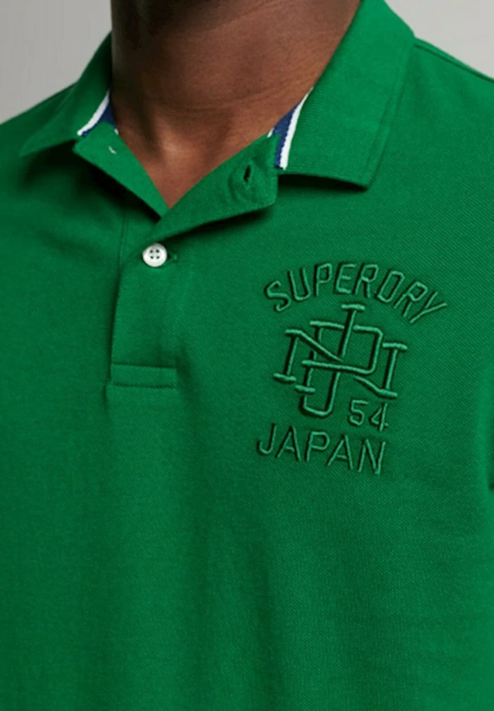 Superdry VINTAGE SUPERSTATE - Polo Shirt - Botanical Green 3 Superdry VINTAGE SUPERSTATE - Polo Shirt - Botanical Green - Image 3