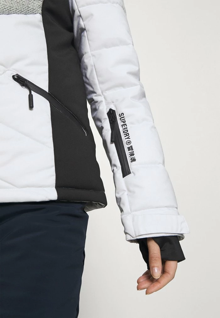 Superdry SNOW LUXE PUFFER - Ski Jacket - White 6 Superdry SNOW LUXE PUFFER - Ski Jacket - White - Image 6