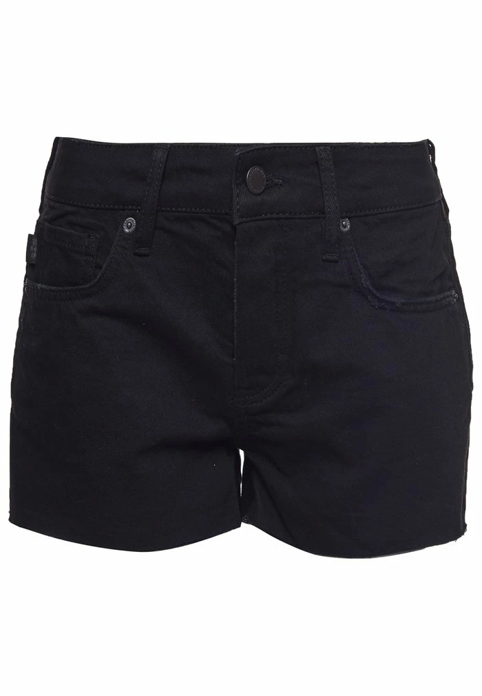 Superdry CUT OFF - Denim Shorts - Black 4 Superdry CUT OFF - Denim Shorts - Black - Image 4