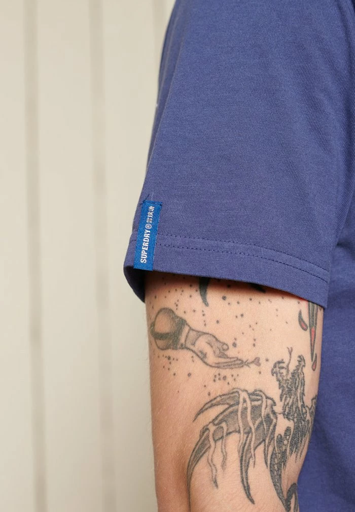Superdry VINTAGE LOGO AMERICAN CLASSIC - Print T-shirt - Frontier Blue 4 Superdry VINTAGE LOGO AMERICAN CLASSIC - Print T-shirt - Frontier Blue - Image 4