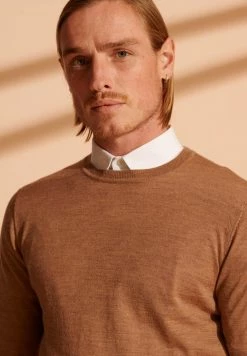 Superdry Jumper - Biscuit Marl -Superdry Shop 797aea4cdb364cf19dee7f2cdfdb16fd