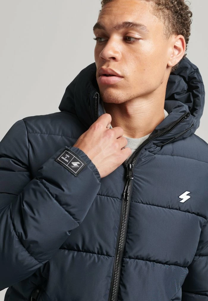 Superdry Winter Jacket - Eclipse Navy 4 Superdry Winter Jacket - Eclipse Navy - Image 4