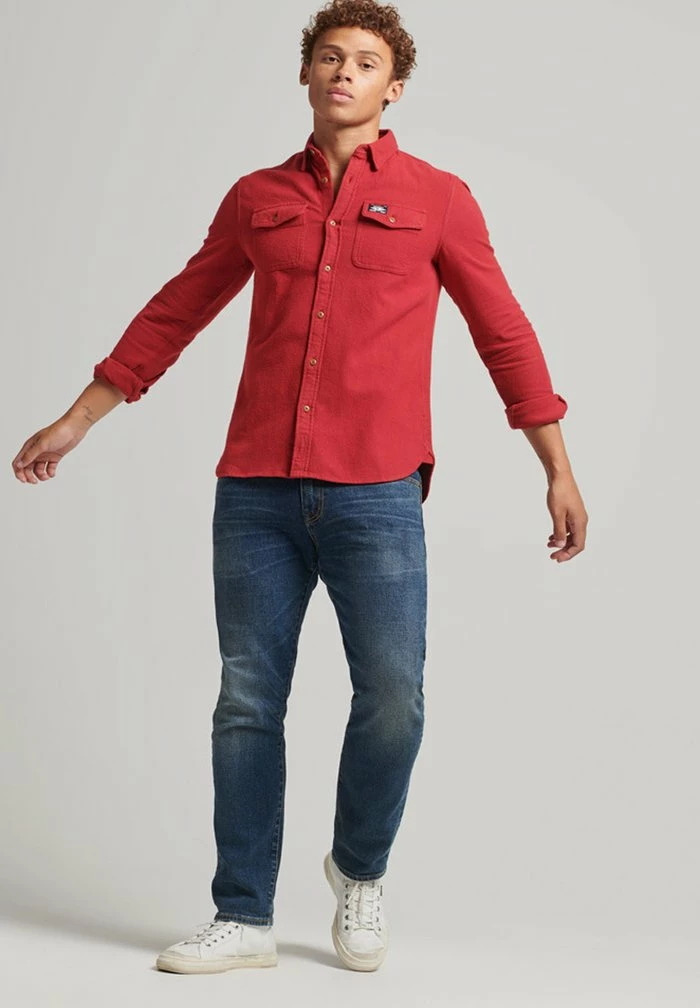 Superdry TRAILSMAN FLANNEL - Shirt - New Port 2 Superdry TRAILSMAN FLANNEL - Shirt - New Port - Image 2