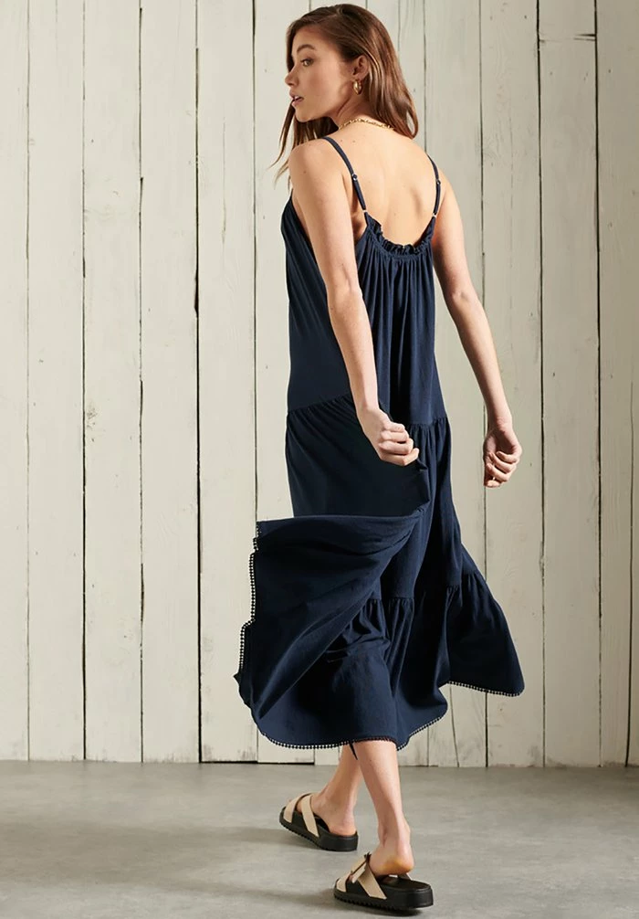 Superdry Jersey Dress - Ink 2 Superdry Jersey Dress - Ink - Image 2