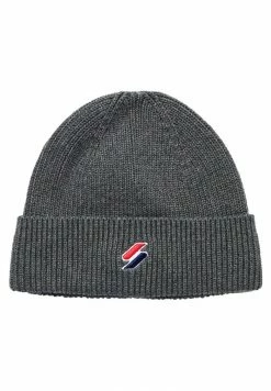Superdry CODE - Beanie - Charcoal -Superdry Shop 7a2d33144d88479787ff45bf648a87a6