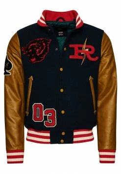 Superdry COLLEGE VARSITY PATCH - Bomber Jacket - Eclipse Navy -Superdry Shop 7a2ec38f88884f889053587bbd2f822c