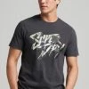 Superdry VINTAGE PHOTOGRAPHIC - Print T-shirt - Blackboard