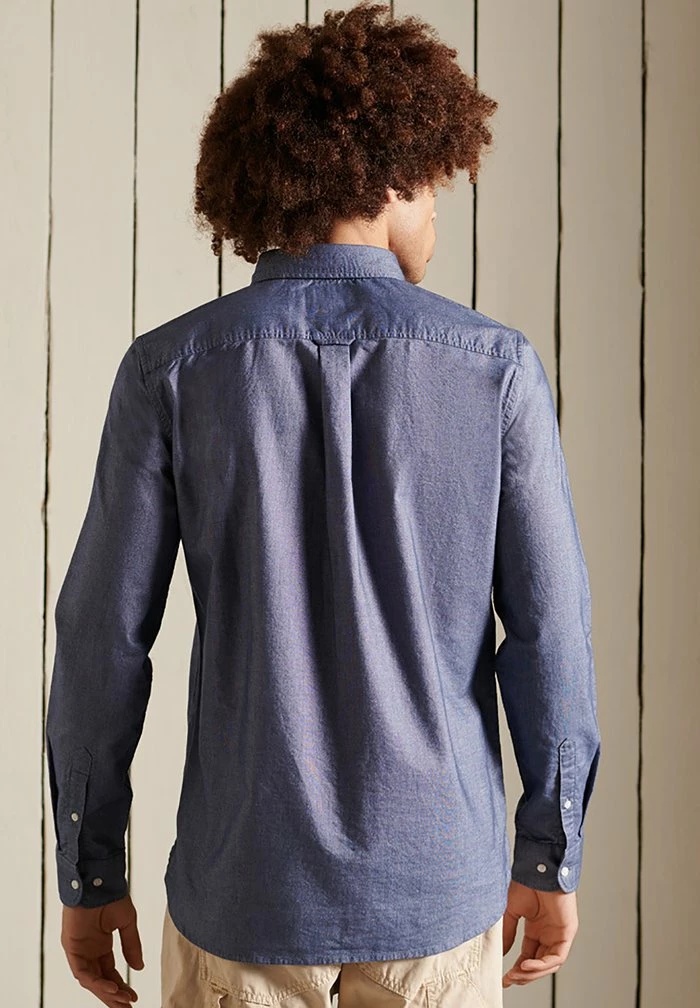 Superdry VINTAGE OXFORD - Shirt - Lauren Navy 2 Superdry VINTAGE OXFORD - Shirt - Lauren Navy - Image 2