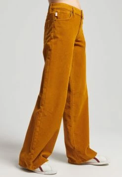 Superdry VINTAGE BAGGY CORD - Trousers - Turmeric Tan