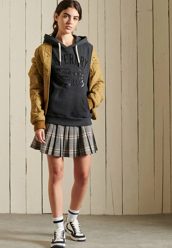 Superdry SCRIPT STYLE WORKWEAR - Sweatshirt - Black Marl 1 Superdry SCRIPT STYLE WORKWEAR - Sweatshirt - Black Marl