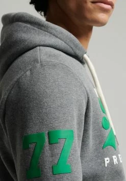 Superdry VINTAGE LOGO CLASSIC - Sweatshirt - Rich Charcoal Marl -Superdry Shop 7a9b858a842e42f9a79b516193e5541e