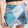 Superdry A-line Skirt - Bandana Blue Aop