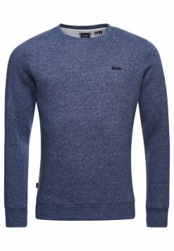 Superdry VINTAGE LOGO CREW - Sweatshirt - Tois Blue Grit -Superdry Shop 7aa579e4b4b3404caca91dc9aab0b003