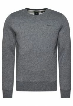 Superdry VINTAGE - Sweatshirt - Rich Charcoal Marl -Superdry Shop 7acea23b45604724876efd041102b148