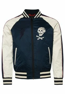 Superdry VINTAGE SUIKAJAN - Bomber Jacket - Eclipse Navy -Superdry Shop 7aea06306569421393fb66d846dff421