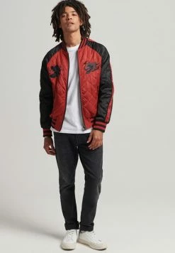 Superdry VINTAGE SUIKAJAN - Bomber Jacket - Expedition Red