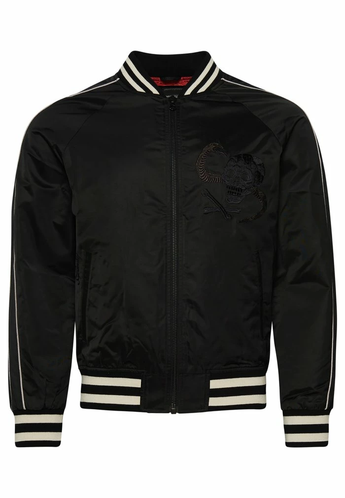 Superdry VINTAGE SUIKAJAN - Bomber Jacket - Jet Black 6 Superdry VINTAGE SUIKAJAN - Bomber Jacket - Jet Black - Image 6
