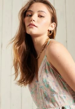 Superdry Maxi Dress - Peach Daisy -Superdry Shop 7bb33521f5ea4ca1a9807b99df854533