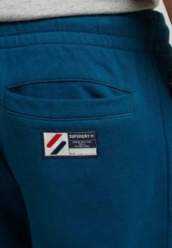 Superdry ESSENTIAL TAPERED - Tracksuit Bottoms - Sailor Blue -Superdry Shop 7bf2203fc5824f928e45148166bb85e6