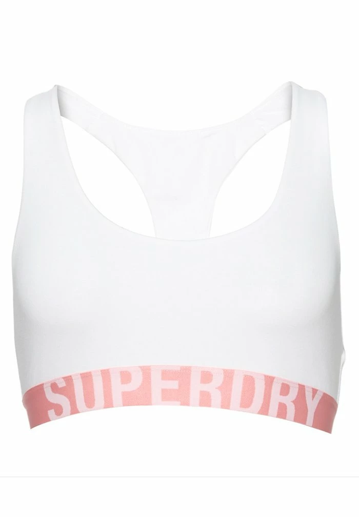 Superdry Bustier - White Fluro Coral 1 Superdry Bustier - White Fluro Coral