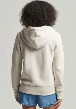 Superdry Zip-up Sweatshirt - Oatmarl