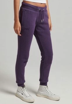 Superdry Tracksuit Bottoms - Royal Purple Marl