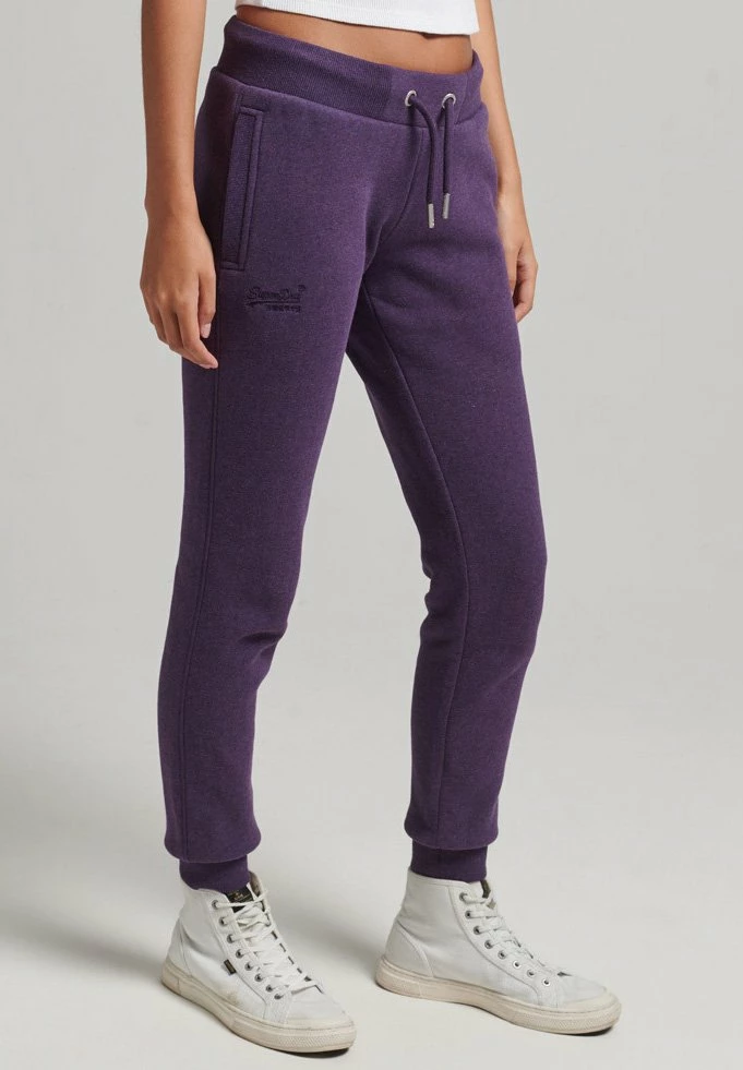 Superdry Tracksuit Bottoms - Royal Purple Marl 1 Superdry Tracksuit Bottoms - Royal Purple Marl